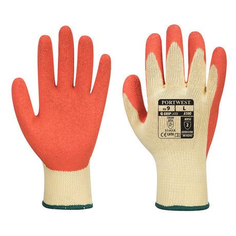 Portwest A100 Series Ergonomic, Latex Grip Gloves, 1 pair - Gorvex.com