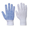 Portwest A111 Series Fortis Lightweight, PVC Polka Dotted Gloves, 1 pair - Gorvex.com