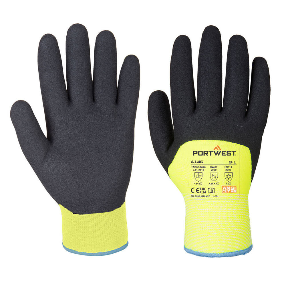 Portwest A146 Series Sandy Nitrile, Arctic Winter Gloves, 1 pair - Gorvex.com