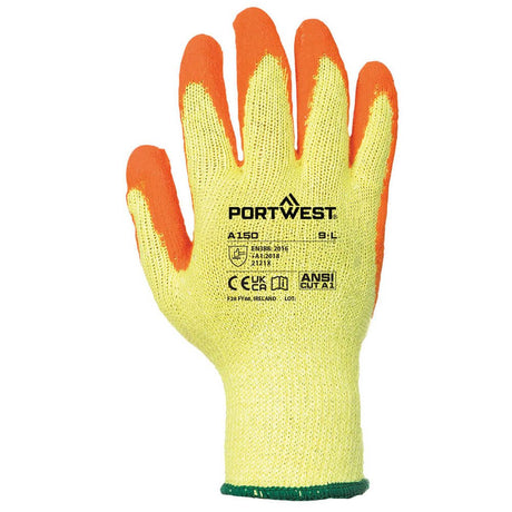 Portwest A150 Series Eco - Friendly, Fortis Latex Grip Gloves, 1 pair - Gorvex.com