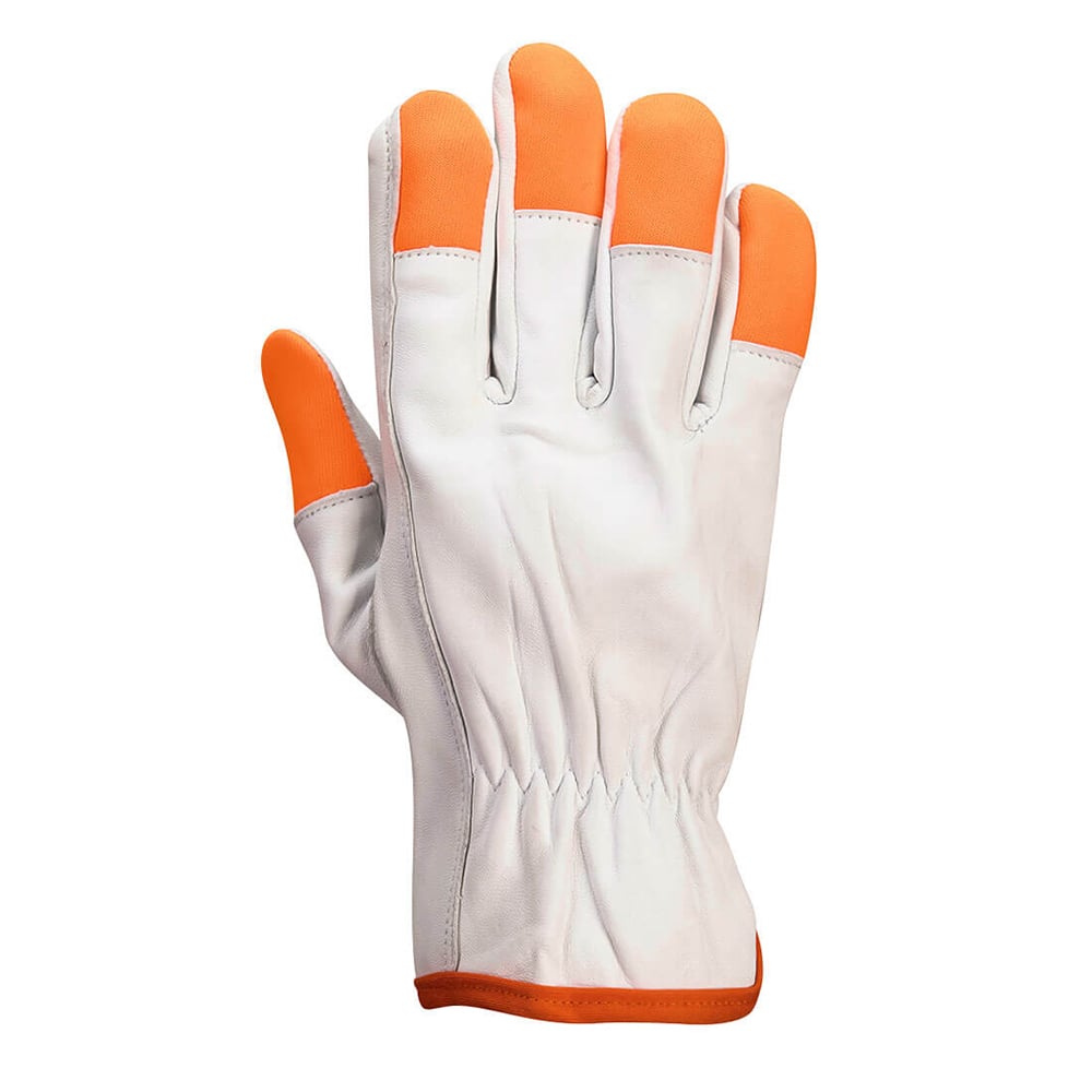 Portwest A261 Orange Tip Goatskin Driver Glove, 1 dozen (12 pairs) - Gorvex.com