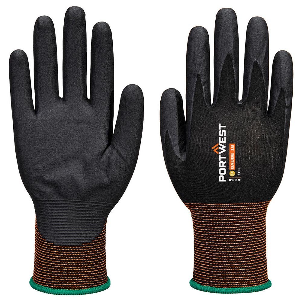 Portwest A374 GP Series 18 - mil Latex - Free Micro - Foam Nitrile Gloves - Gorvex.com
