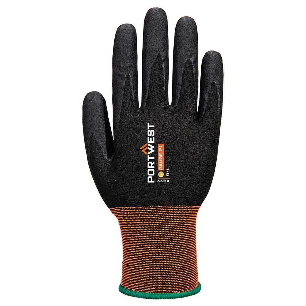 Portwest A377 GP 21 - mil Latex - Free Microfoam Nitrile Touchscreen Gloves - Gorvex.com