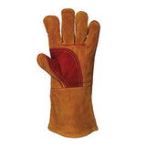 Portwest A530 Series Fully - Welted, Reinforced Welding Gauntlet, Brown, XL, 1 pair - Gorvex.com