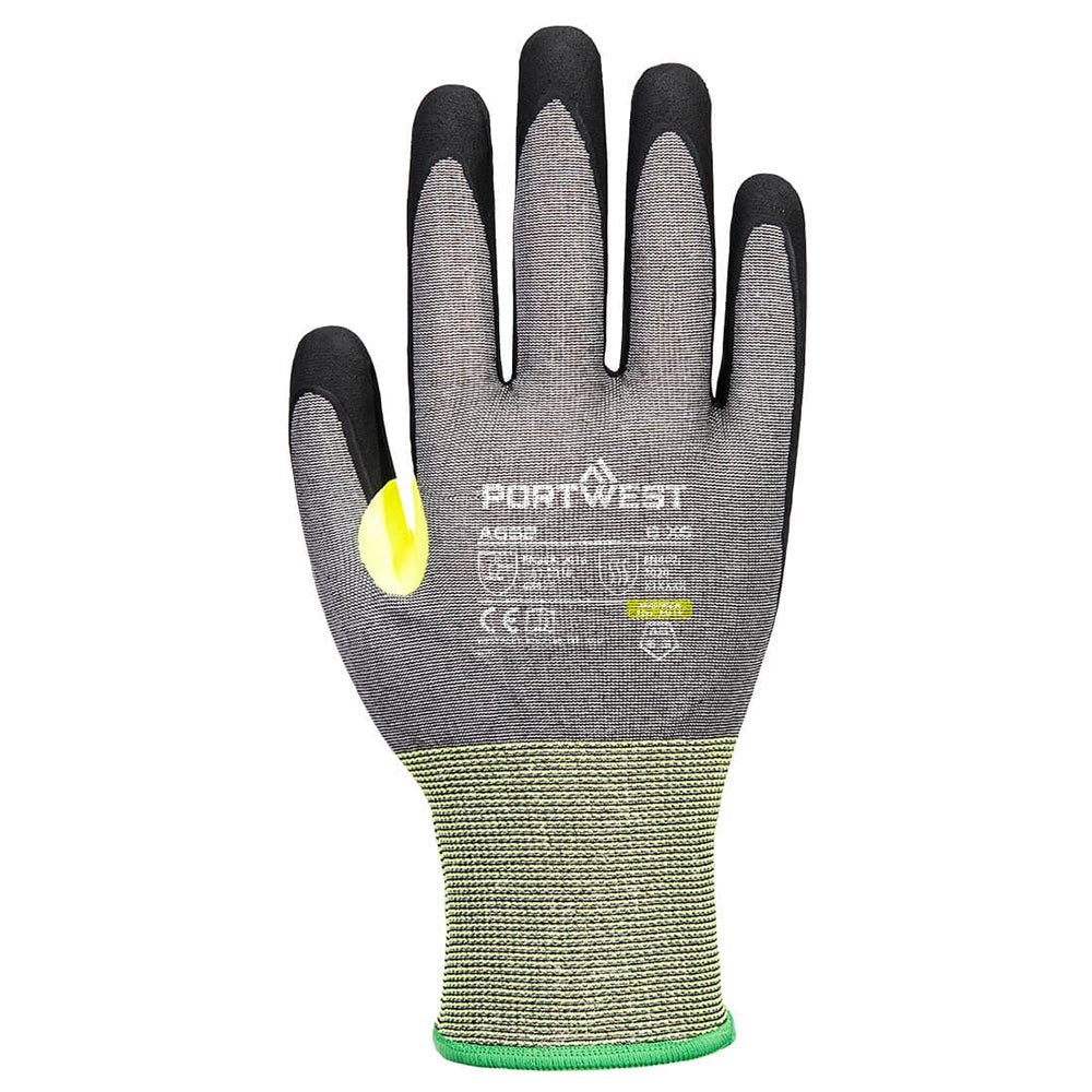 Portwest A652 CS 21 - mil A5 Cut Level Nitrile Foam Touchscreen Gloves - Gorvex.com