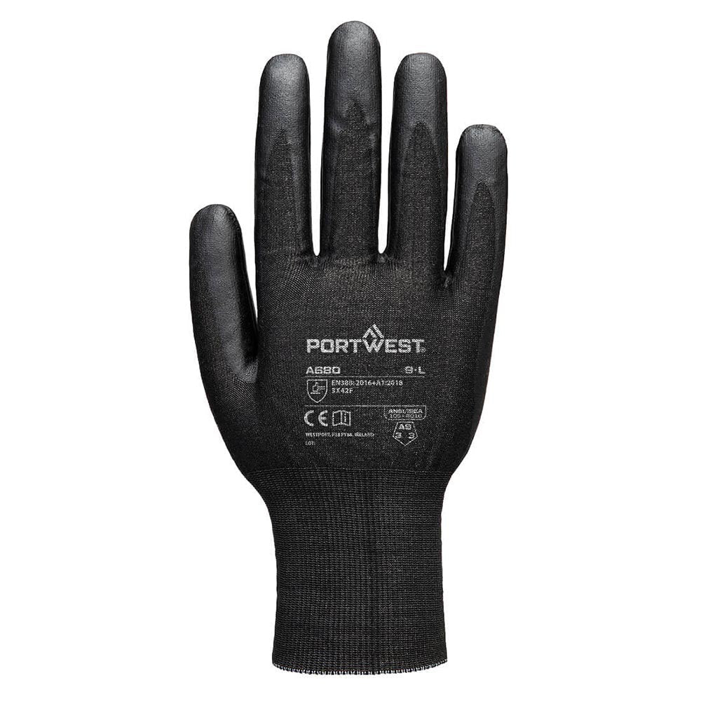 Portwest A680 A9 Cut Level Micro - Foam Nitrile Coated Tungsten Gloves - Gorvex.com