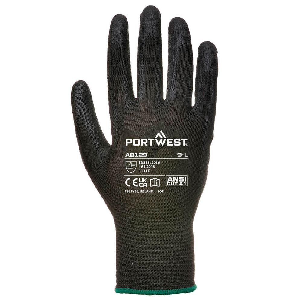 Portwest AB129 Series 13 - mil PU Palm Coated Gloves, 1 case (288 pairs) - Gorvex.com