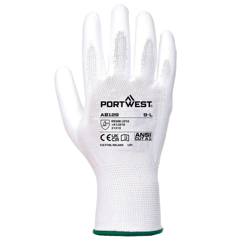 Portwest AB129 Series 13 - mil PU Palm Coated Gloves, 1 case (288 pairs) - Gorvex.com