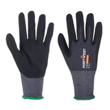 Portwest AP12 SG NPR15 Eco - Friendly Cut Level A1 Micro Foam Glove, 1 dozen (12 pairs) - Gorvex.com