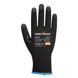 Portwest AP33 LR15 PU Palm Touchscreen Glove, 1 dozen (12 pairs) - Gorvex.com
