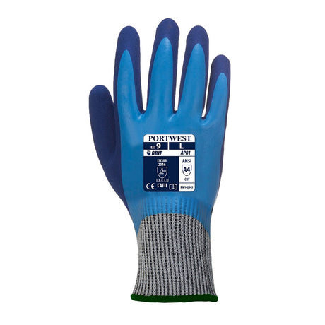 Portwest AP81 Series Liquid Pro HR Cut Gloves, 1 pair - Gorvex.com