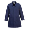 Portwest AS10 Anti - Static ESD Coat with Stud Front Opening - Gorvex.com