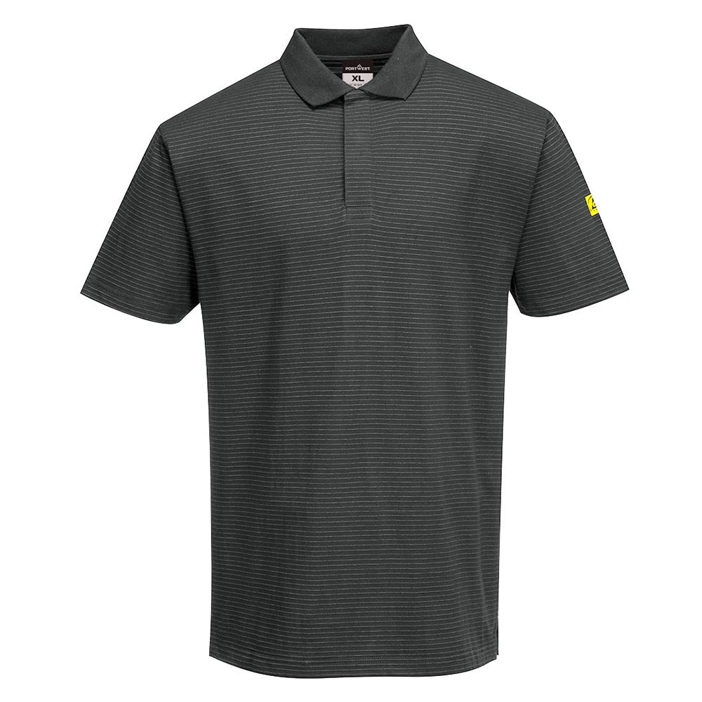 Portwest AS21 Anti - Static ESD Short Sleeve Polo Shirt - Gorvex.com