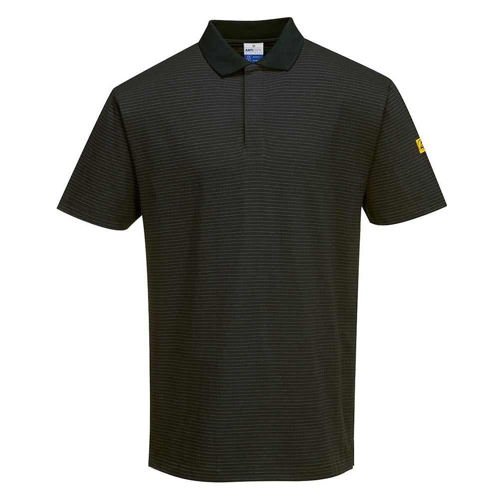 Portwest AS21 Anti - Static ESD Short Sleeve Polo Shirt - Gorvex.com