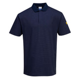 Portwest AS21 Anti - Static ESD Short Sleeve Polo Shirt - Gorvex.com