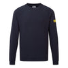 Portwest AS24 Anti - Static ESD Crew Neck Sweatshirt with Ribbed Cuffs - Gorvex.com