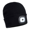 Portwest B028 Acrylic Beanie with Rechargeable Twin LED Light - Gorvex.com