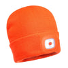 Portwest B029 Acrylic Beanie with USB Rechargeable LED Light - Gorvex.com