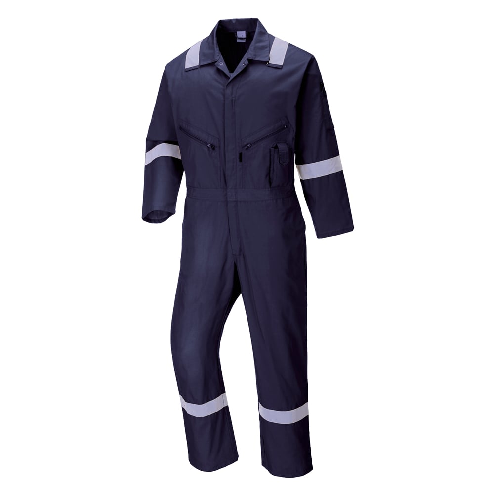 Portwest C814 Iona Cotton Coverall with Reflective Tape - Gorvex.com