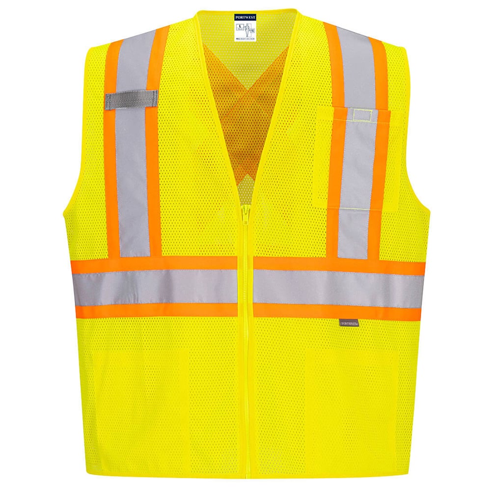 Portwest CA101 Class 2 X - Back Safety Vest with Contrast Tape - Gorvex.com