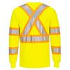 Portwest CA111 Class 3 X - Back Long Sleeve T-Shirt with Contrast Tape - Gorvex.com