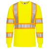 Portwest CA111 Class 3 X - Back Long Sleeve T-Shirt with Contrast Tape - Gorvex.com