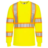 Portwest CA111 Class 3 X - Back Long Sleeve T-Shirt with Contrast Tape - Gorvex.com