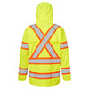 Portwest CA400 Hi - Vis Waterproof Rain Jacket with X - Back Contrast Tape - Gorvex.com