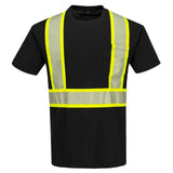 Portwest CB112 Iona Short Sleeve T-Shirt with X - Back Contrast Tape - Gorvex.com