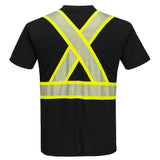 Portwest CB112 Iona Short Sleeve T-Shirt with X - Back Contrast Tape - Gorvex.com