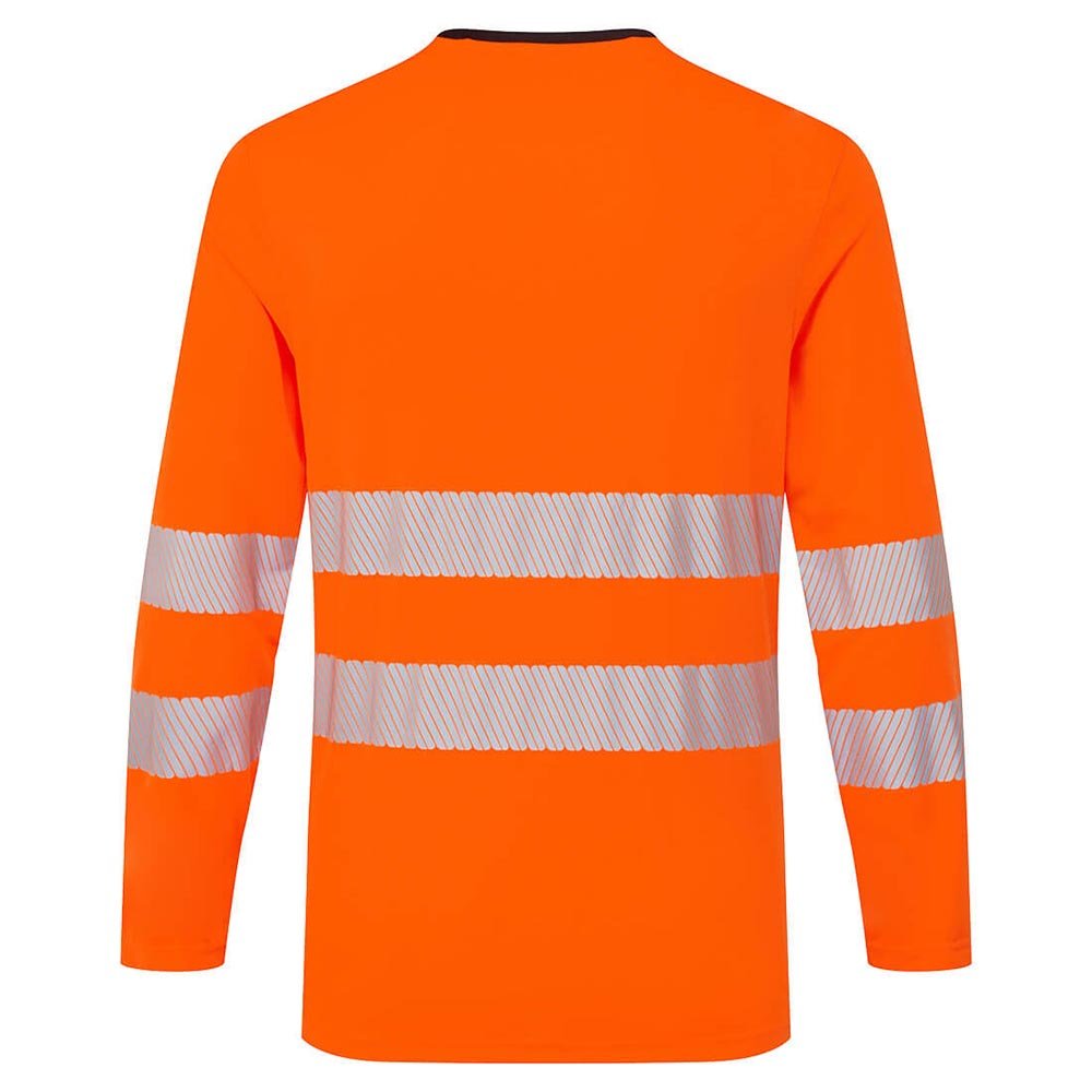Portwest DX4 Hi - Vis Class 2 Premium Cooling Long Sleeve T-Shirt - Gorvex.com
