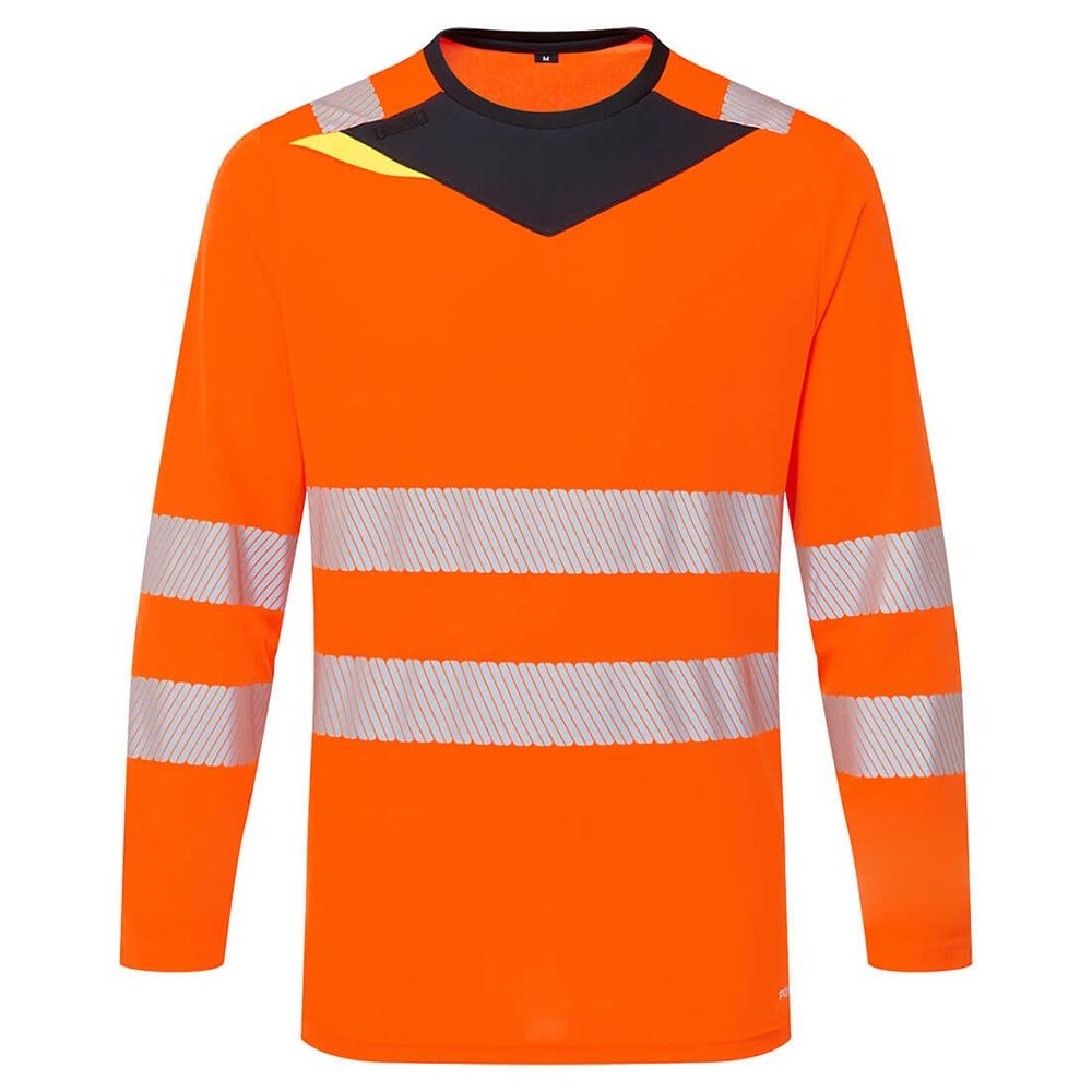 Portwest DX4 Hi - Vis Class 2 Premium Cooling Long Sleeve T-Shirt - Gorvex.com