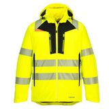 Portwest DX4 Hi - Vis Waterproof Winter Jacket with Heat Applied Tape - Gorvex.com