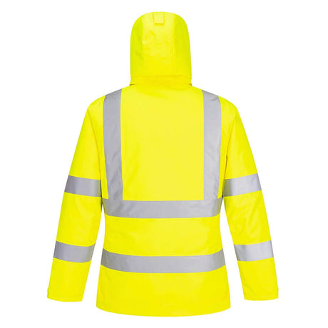 Portwest EC60 Eco - Friendly Hi - Vis Winter Jacket with Detachable Hood - Gorvex.com