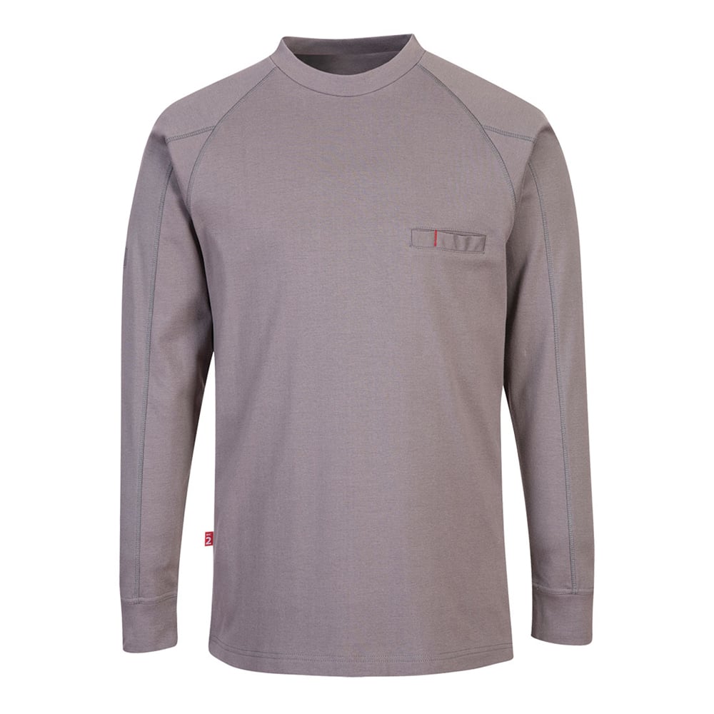 Portwest FR33 Anti - Static Crew Neck T-Shirt with 2 Pockets - Gorvex.com