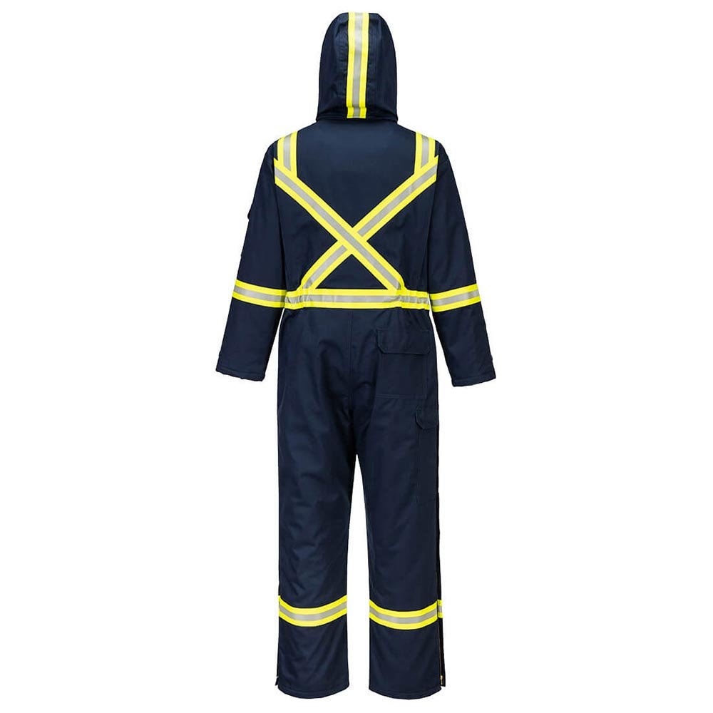 Portwest FR514 BizFlame™ Insulated FR Coverall with X - Back Contrast Tape - Gorvex.com