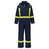 Portwest FR514 BizFlame™ Insulated FR Coverall with X - Back Contrast Tape - Gorvex.com