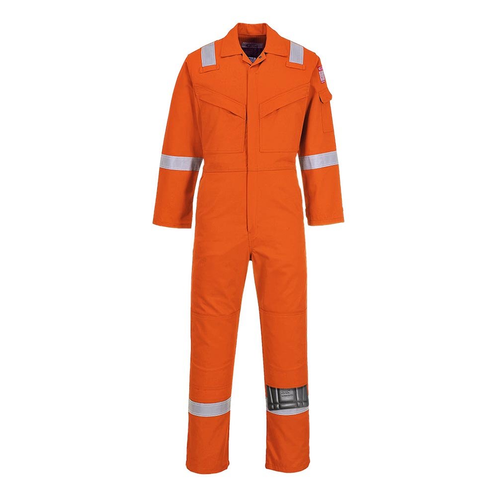 Portwest FR518 Bizflame Work Lightweight FR Coverall + Reflective Tape - Gorvex.com