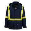 Portwest FR610 Bizflame™ FR Insulated Parka with X - Back Contrast Tape - Gorvex.com