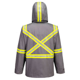 Portwest FR610 Bizflame™ FR Insulated Parka with X - Back Contrast Tape - Gorvex.com