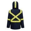 Portwest FR610 Bizflame™ FR Insulated Parka with X - Back Contrast Tape - Gorvex.com