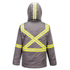 Portwest FR612 FR Insulated Winter Parka with X - Back Contrast Tape - Gorvex.com