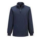 Portwest FR726 Bizflame™ Knit FR Quarter Zip Sweatshirt + Lower Pockets - Gorvex.com