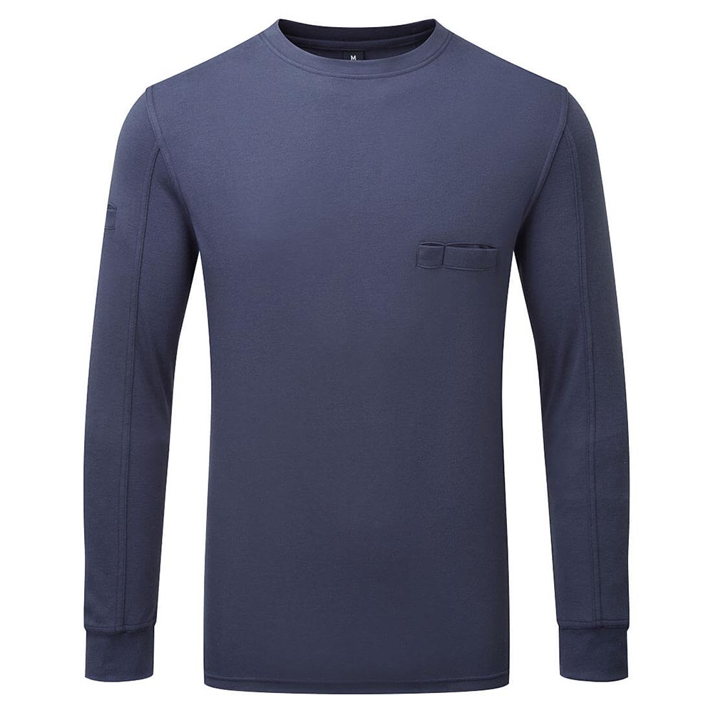 Portwest FR727 Bizflame™ Knit Women's FR Crew Neck Henley Shirt - Gorvex.com
