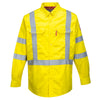 Portwest FR95 Bizflame 88/12 FR Hi Vis Shirt with Button Closure - Gorvex.com