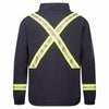 Portwest IOS324 Reflective FR Full Zip Fleece Jacket with Slash Pockets - Gorvex.com