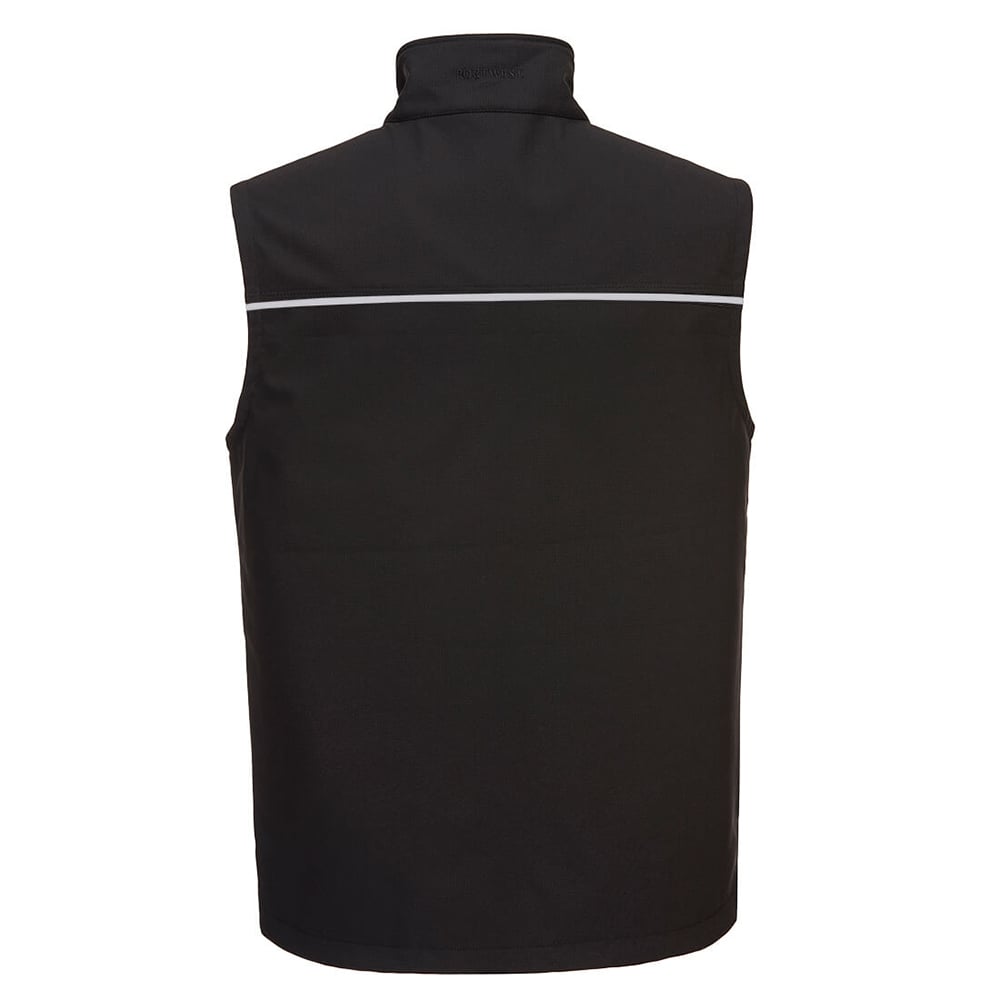 Portwest KX363 KX3 3 Layer Softshell Gilet with Reflective Piping - Gorvex.com