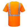 Portwest L041 Hi - Vis Lightweight Short Sleeve T-Shirt with Chest Pocket - Gorvex.com