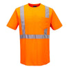 Portwest L041 Hi - Vis Lightweight Short Sleeve T-Shirt with Chest Pocket - Gorvex.com