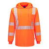 Portwest L042 Hi - Vis Lightweight Hooded Long Sleeve T-Shirt - Gorvex.com